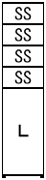 宅配ボックス　T型-4SS-1L